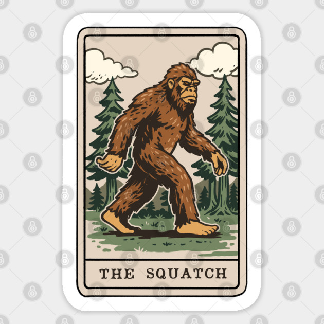 The Squatch Sticker by GoshWow®
