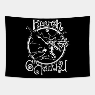 Black Cthulhu Tapestry