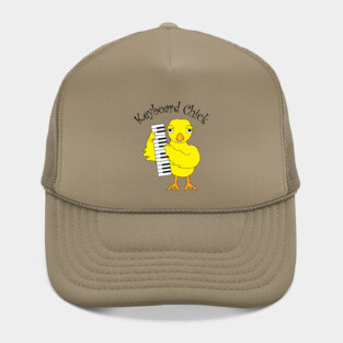 Keyboard Chick Text Hat