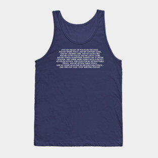 Neil The Young Ones / Classic 80s Quote Tank Top
