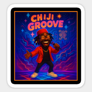 Chiji Groove Smiling Star Sticker