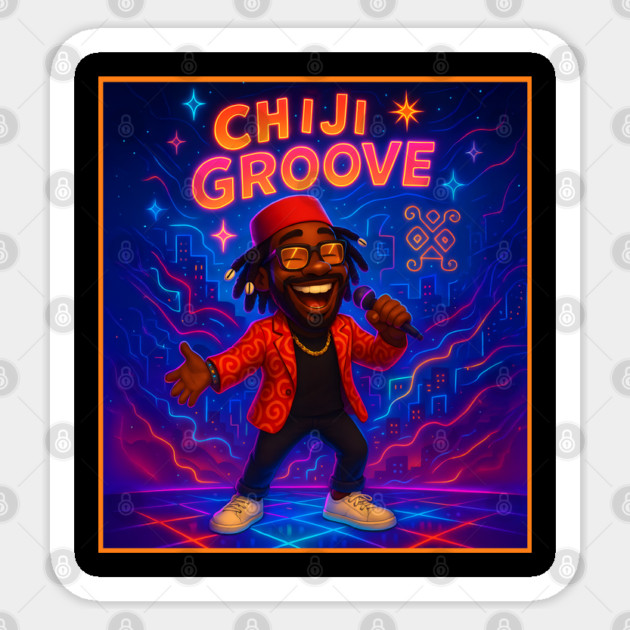 Chiji Groove Smiling Star Sticker by Eric's Store 4