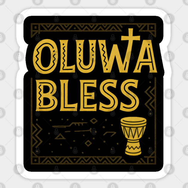 Oluwa Bless Prayer Sticker by Eric's Store 4