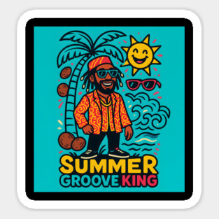 Chiji’s Summer Groove King Sticker
