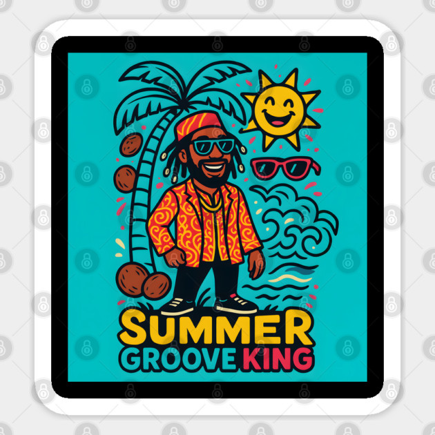 Chiji’s Summer Groove King Sticker by Eric's Store 4