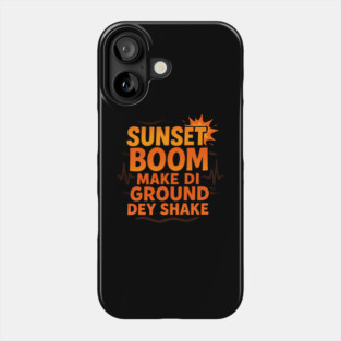 Sunset Boom Shake Phone Case