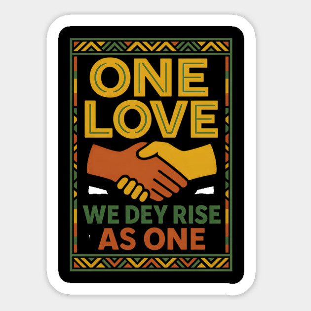 One Love Unity Magnet by Eric's Store 4