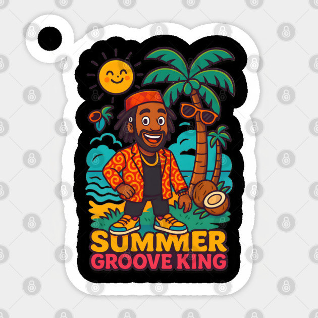 Chiji’s Summer Groove King Sticker by Eric's Store 4