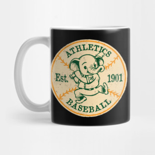 Vintage Oakland Baseball Patch Mug