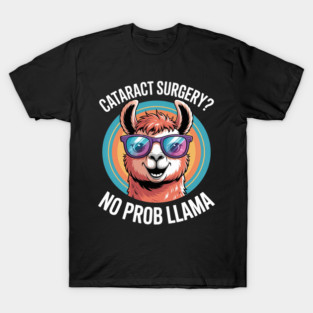 Cataract Surgery No Probllama Eye Recovery Gift T-Shirt