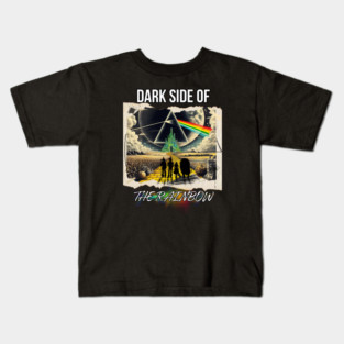 Dark Side of the Rainbow Kids T-Shirt