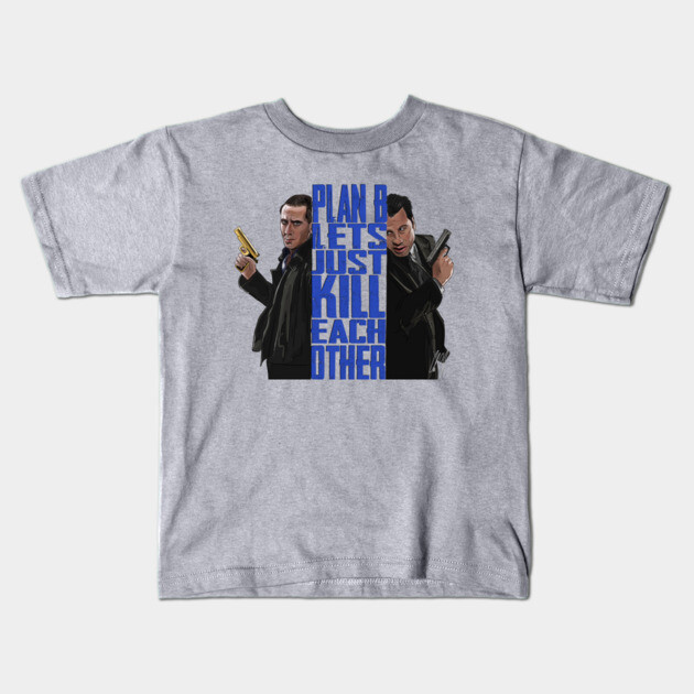 Face/Off: Plan B Kids T-Shirt by 51Deesigns