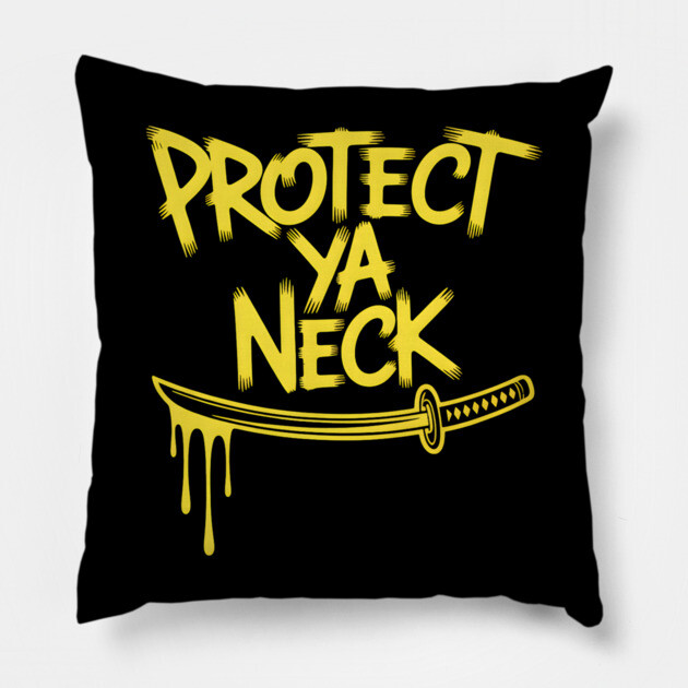 90s Hip Hop Protect Ya Neck Pillow by UrbanLifeApparel