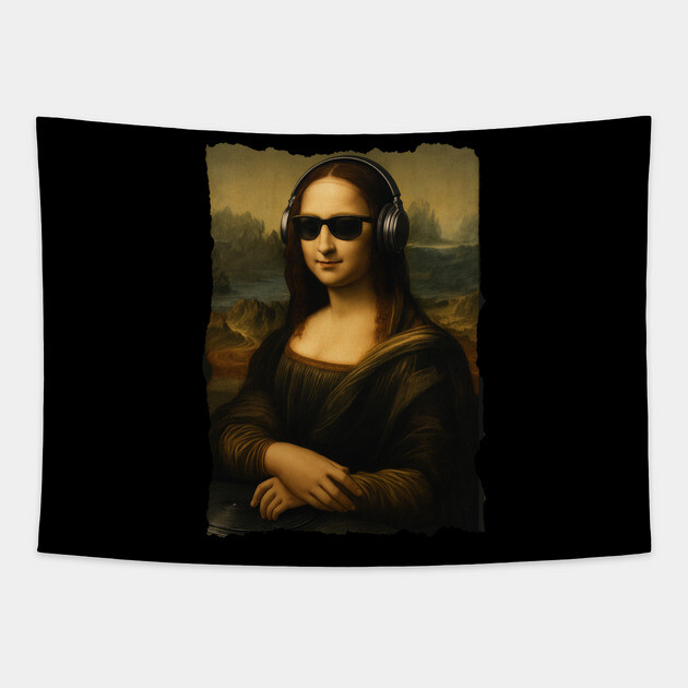 DJ Mona Lisa Tapestry by UrbanLifeApparel