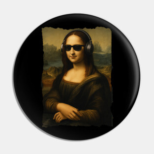 DJ Mona Lisa Pin