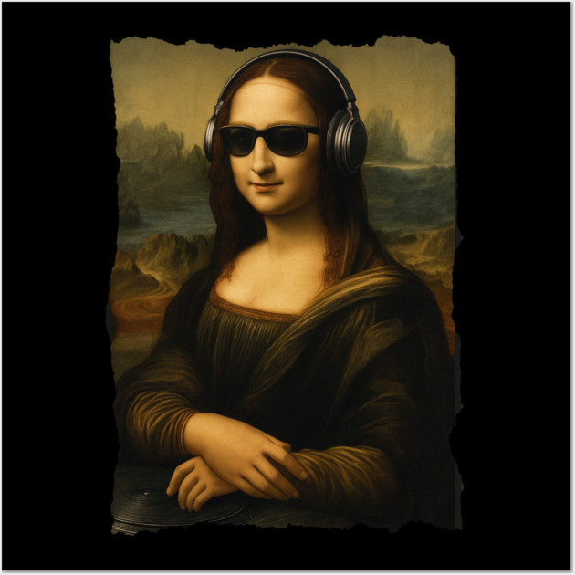 DJ Mona Lisa Wall Art by UrbanLifeApparel