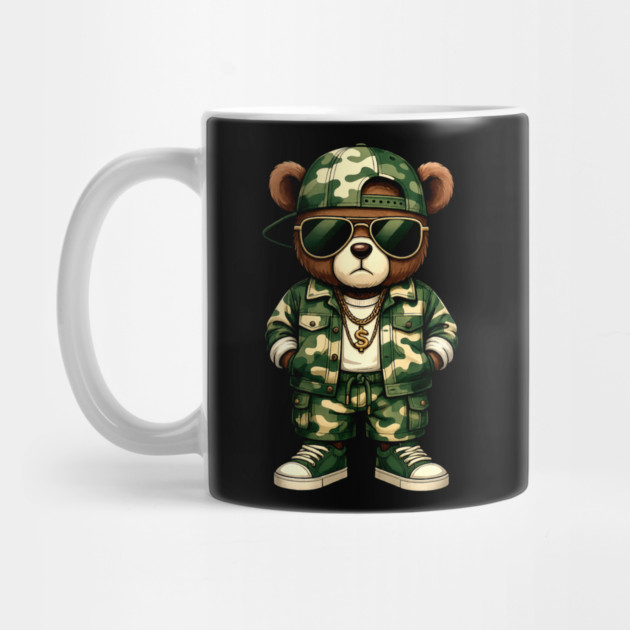 Hip Hop Teddy Bear Camouflage by UrbanLifeApparel