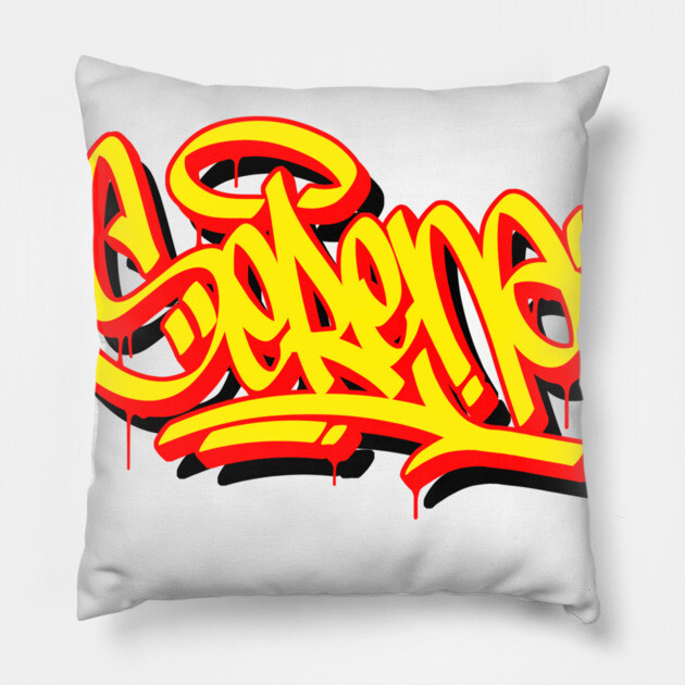 Serena Tag V.1 Pillow by DOSER
