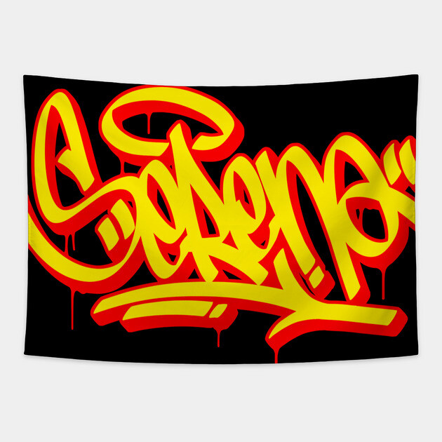 Serena Tag V.1 Tapestry by DOSER