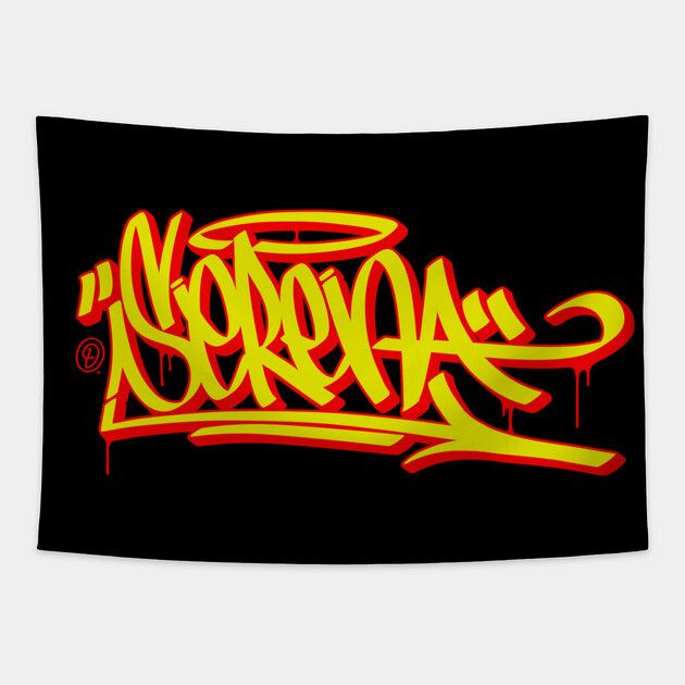 Serena Tag V.2 Tapestry by DOSER