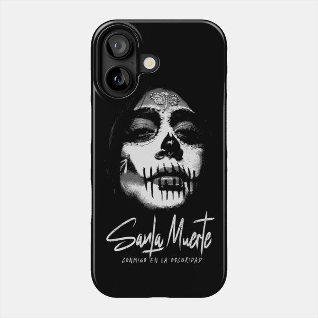SANTA MUERTE Phone Case by artslaves
