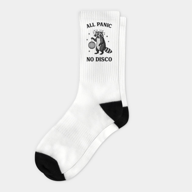 All Panic No Disco Meme Introvert Anxiety Humor Socks by Anticorporati