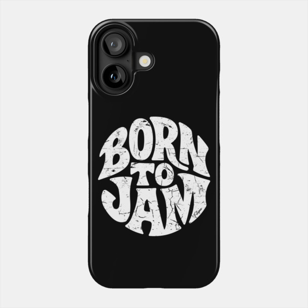 Born to Jam. Handdrawn Circle Phone Case by filiposwear