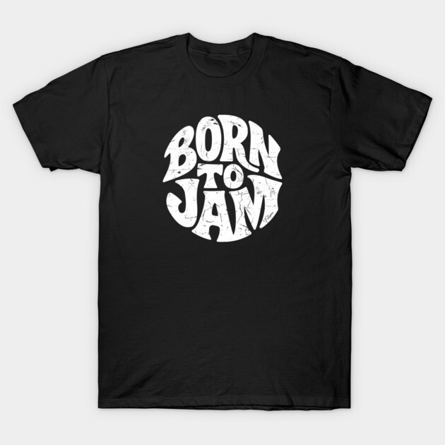 Born to Jam. Handdrawn Circle T-Shirt by filiposwear