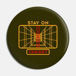 Stay On Target 1977 Targeting Computer Pin