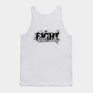 Fight, Little Wolf (v2) Tank Top