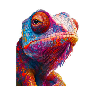 Chameleon animal art #chemaleon T-Shirt