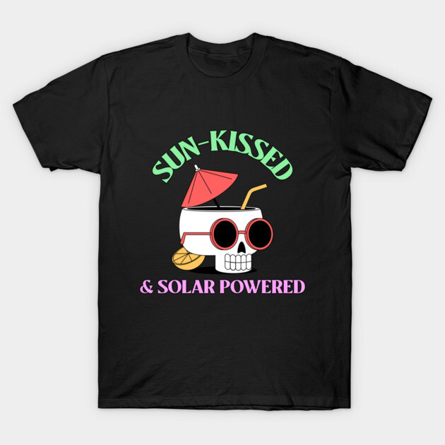 Sun-Kissed & Solar-Powered Solar Energy T-Shirt by Lamount Tees