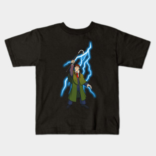 By the Power of Collinwood! - LIGHTNING version - Design by Eric Marshall Kids T-Shirt