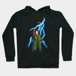 By the Power of Collinwood! - LIGHTNING version - Design by Eric Marshall Hoodie