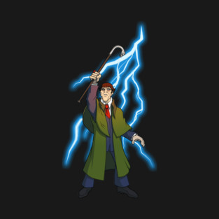 By the Power of Collinwood! - LIGHTNING version - Design by Eric Marshall T-Shirt