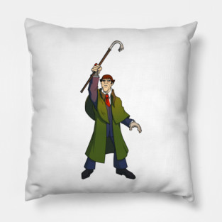 By the Power of Collinwood - No Lightning - Design by Eric Marshall Pillow