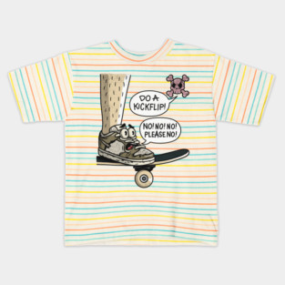 Do A Kickflip (Please No) Kids T-Shirt