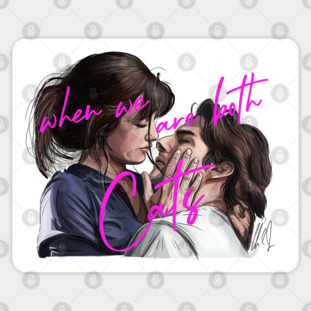 Vanilla Sky: when we are both cats Sticker by 51Deesigns