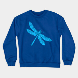 Blue Dragonfly Crewneck Sweatshirt