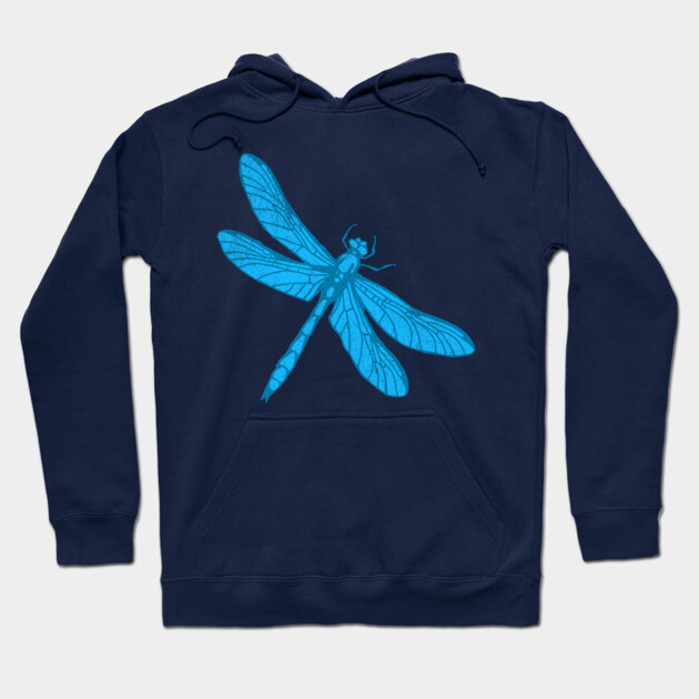 Blue Dragonfly Hoodie by DonWillisJrArt
