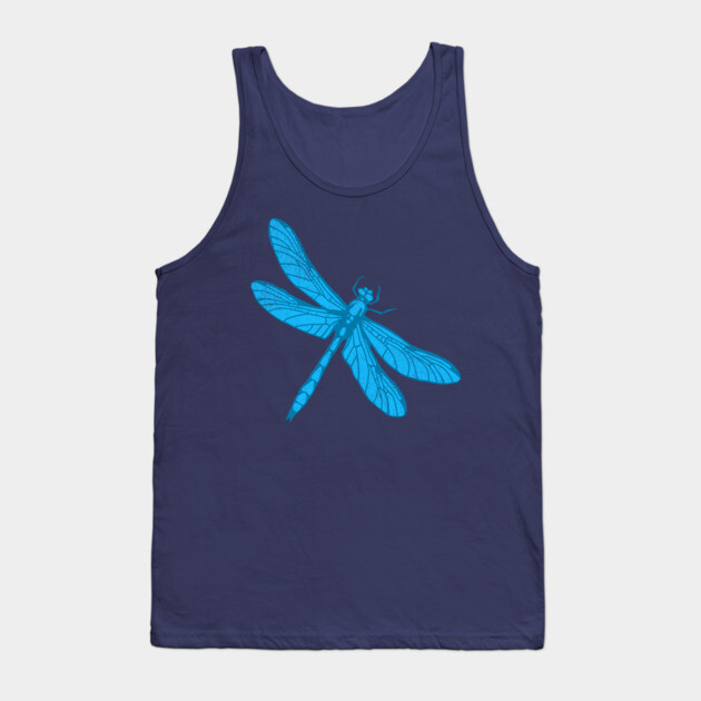 Blue Dragonfly Tank Top by DonWillisJrArt