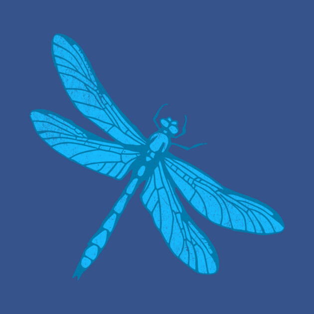 Blue Dragonfly by DonWillisJrArt