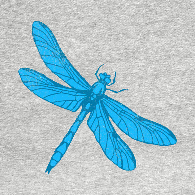 Blue Dragonfly by DonWillisJrArt