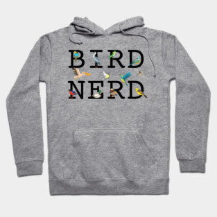 Bird Nerd Colorful Birds Hoodie