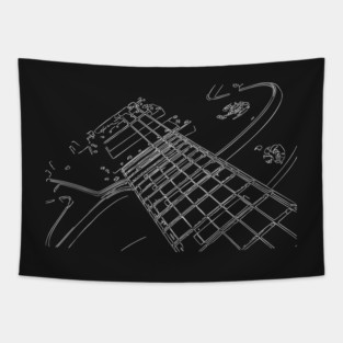 The Last Vintage Guitar Tapestry