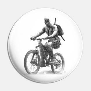 BIKE DEADPOOL Pin