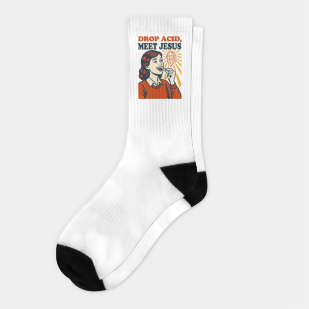 Sunday School Dropout Energy Socks by Designed By Marty