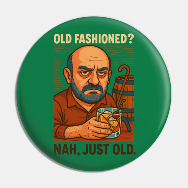 Old Fashioned Pin by Dr. Cork