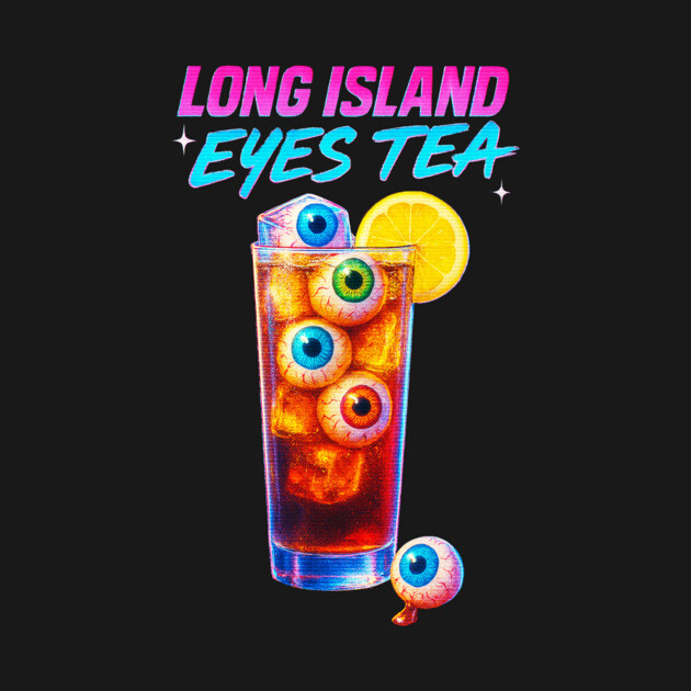 Long Island Iced Tea with eyes by Dr. Cork