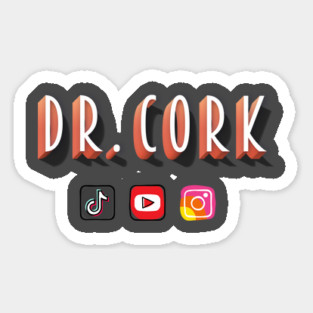 Dr. Cork Sticker
